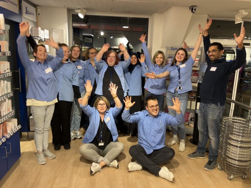 Team der Bären-Apotheke Rottenburg in der Apothekenfiliale